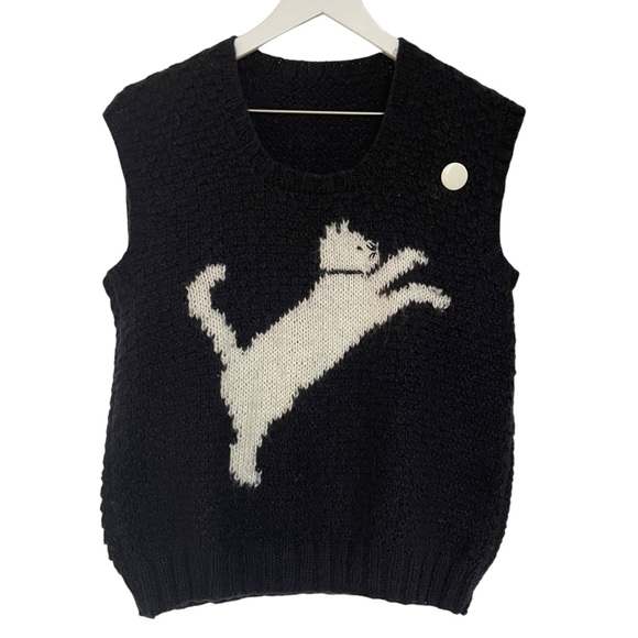 Jackets & Blazers - 5 for $25!! Adorable Vintage Black/White Sweater Vest